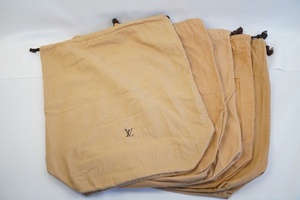 52974 LOUIS VUITTON ルイ・ヴィトン ルイ・ヴィトン 保存袋 （5枚セット）巾着タイプ【中古】