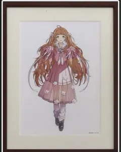 春夏秋冬代行者 花葉雛菊 複製原画　イラストボード　キャラファイングラフ