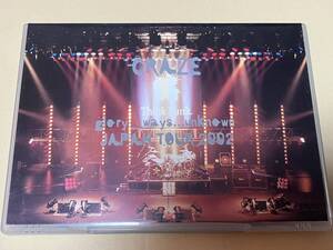 DVD!!CRAZE/glory_ways...unknown JAPAN TOUR 2002/D’ERLANGER/THE SLUT BANKS/ZI:KILL/BODY