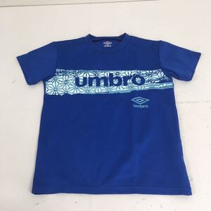 送料無料★umbro アンブロ★半袖Tシャツ　トップス★キッズ　子供　140★青#60717sNj70