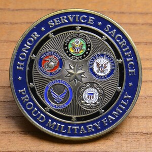 チャレンジコイン 紋章 アメリカ五軍 国防総省 記念メダル Challenge Coin 記念コイン 米軍 ARMY