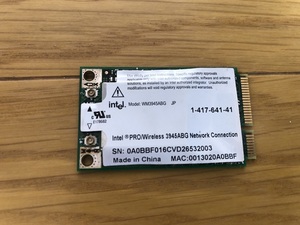 SONY VAIO VGN-SZ90PS MODEL PCG-6J1N についてた　無線LAN部品　中古