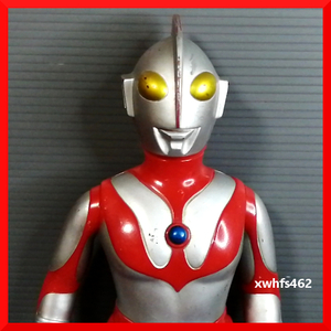 即決 バンダイ 1988年 日本製 ウルトラマン ソフビ 30.5cm 円谷プロ 当時物 レトロ マルサン ブルマァク 怪獣 怪人 星人 フィギュア tok