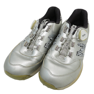 NEW BALANCE ニューバランス WGBS574L ゴルフシューズ レオパード シルバー系 24.5 [240101088383] ゴルフウェア レディース