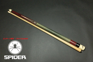 15602 メッヅ Mezz 4剣 パープルハート 14山 ノーマルシャフト ビリヤード キュー CUE SPIDER