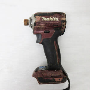 KM-5255【充電式インパクトドライバ】Makita/マキタ★TD171D★18V★電動工具 DIY用品★レッド★動作品★