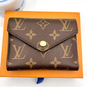 d16 ヴィクトリーヌ　モノグラム　ルイヴィトン　三つ折り財布　LOUIS VUITTON 