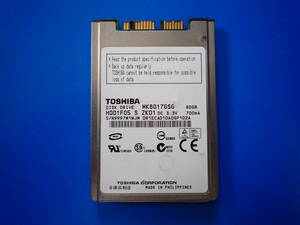 ☆彡 東芝 TOSHIBA MK8017GSG 1.8インチ SATA 80GB　☆HDD-S04