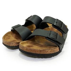 ビルケンシュトック アリゾナ サンダル ブラック 27.0cm BIRKENSTOCK ARIZONA 正規品 本物 フットベッド コンフォート 名作 ドイツ製 黒