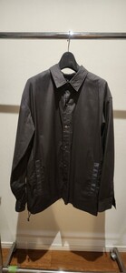 ■●▲UNIQLO ユニクロ +J JIL SANDER ジルサンダー オーバーサイズシャツブルゾン DARK GRAY size:M▲●■ 長袖シャツ シャツ SHIRT