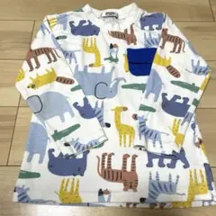 丸高衣料　ACOBA 長袖Tシャツ　動物　100