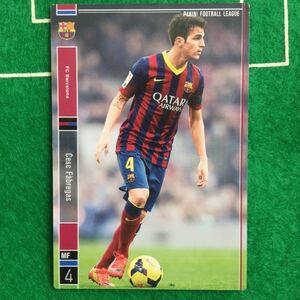 205)Panini Football League FC Barcelona 4 Cesc Fabregas セスク ファブレガス バルセロナ リーガ エスパニョーラ パニーニ フットボール