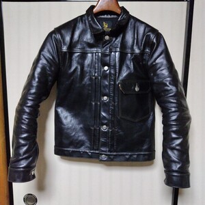 ファインクリークレザーズ リッチモンド サイズ40 ブラック 馬革 RICHMOND　FINECREEKLEATHERS 　美品