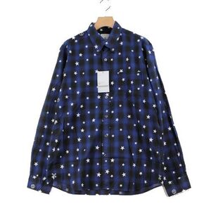 uniform experiment ユニフォームエクスペリメント 16AW STAR PRINT FINE LOAN CHECK B.D SHIRT スタープリントチェックボタンダウンシャツ