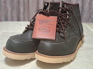 希少 8180? REDWING レッドウイング 羽根タグ アイリッシュセッター 緑 カンガタン モック 編み上げ ブーツ モスグリーン 10E 99932?