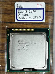 CPU Intel Core i5 2400 3.10GHz 3218B133-2140 動作チェック済 ジャンク No.40