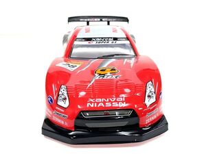 激安即決！☆練習用、乗せ換え、予備におススメです☆　 R35 GTR タイプ 赤 1/14 ドリフトラジコンカー用 ☆スペアボディー