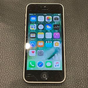 1円 動作品 Apple iPhone 5c A1456 ME541J/A ホワイト 16GB 利用制限◯ 初期化済み 8506340