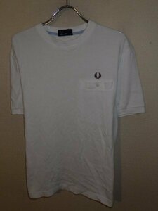 z5409FREDPERRY★フレッドペリー★ロゴ刺繍Tシャツ★サイズS★激安★人気★送料格安