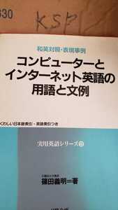 コンピューターとインターネット英語の用語と文例　1997 初版　日興企画【管理番号KSPcp本0718.4】