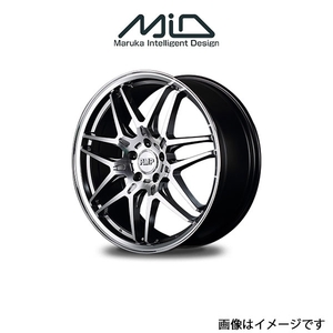 MID RMP 720F アルミホイール 4本 MPV LY3P(18×7J 5-114.3 INSET48 ハイパーメタルコート/ポリッシュ)