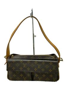 LOUIS VUITTON◆ヴィバシテMM_モノグラム・キャンバス_BRW/PVC/ブラウン茶色