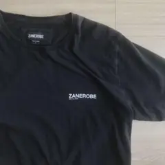 ZANEROBE ワンポイントロゴ　半袖Tシャツ　黒　S