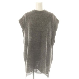 フローレント FLORENT Alpaca french sleeve vest ベスト ニット フレンチスリーブ プルオーバー アルパカ グレー /DO ■OS レディース