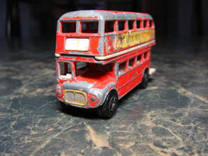 ヴィンテージミニカー　ダブル デッカー バス DOUBLE DECKER BUS　プレイアート play art MADE IN HONGKONG　香港製