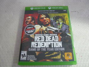 未開封！海外版XBOX《レッド デッド リデンプション ゲーム オブ ザ イヤー エディション Red Dead Redemption Game of the Year Edition》