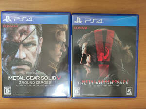 ◆◇中古　PS4　メタルギアソリッド5　GROUND ZEROES　＋　THE PHANTOM PAIN◇◆