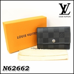 N62662 LOUIS VUITTON ミュルティクレ6 ダミエグラフィット キーケース ルイヴィトン