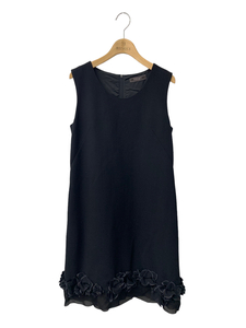 FOXEY フォクシーブティック ワンピース 40 Dress Black Petal ブラック ウール