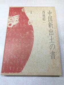 中国新出土の書　西林昭一著　二玄社　1989年初版　送料300円　【a-4152】