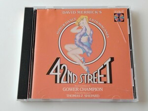 【90年初CD化盤】42ND STREET ORIGINAL BROADWAY CAST CD RCA US RCD1-3891 80年ミュージカル,David Merrick,Harry Warren,Gower Champion