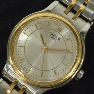 セイコー クレドール クォーツ 腕時計 レディース 4J85-0A10 未稼働品 付属品あり ファッション小物 SEIKO