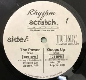 ULTIMIX / RHYTHM & SCRATCH / SNAP - THE POWER / SNAP - OOOPS UP / SCRATCH音源ネタ満載 / BG123