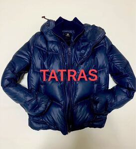 タトラス　TATRAS 人気　ダウンジャケット　ネイビー　S 美品