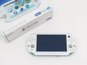 ◇【SONY ソニー】PS Vita Wi-Fiモデル PCH-2000 ライトブルー／ホワイト