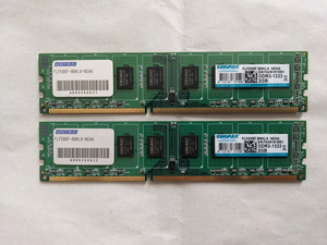 KINGMAX PC3-10700H(DDR3-1333) 2GB x 2 FLE85F-B8KL9-NEAA