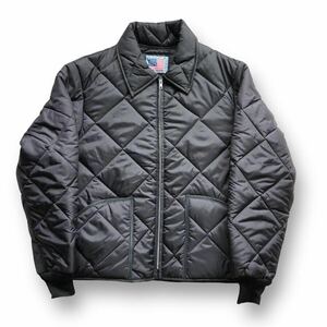 美品　SNAP N WEAR スナップンウェア　#1000HEAVY THERMAL LINED QUILTED JACKET キルティングジャケット　USA製 ブラック　アメカジ　L