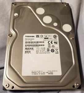 TOSHIBA 4TB SATA600 HDD 3.5inch(MD04ACA400)-送料込-