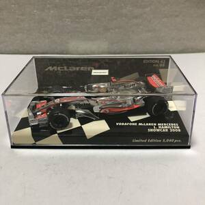 激レア絶版希少！ミニチャンプス！McLaren限定！VODAFONE McLAREN MERCEDES！L.HAMILTON！SHOW CAR2008！1/43！当時物！新品未使用品！