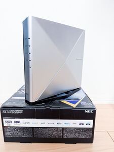 ★中古 箱付きNEC Aterm 無線LANルーター WiFi6E対応 PA-WX6000HP★