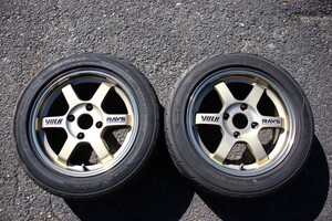 【希少品】RAYS VOLK TE37 15×7.0jj+43 114.3 4H 195/55R/15　インテR