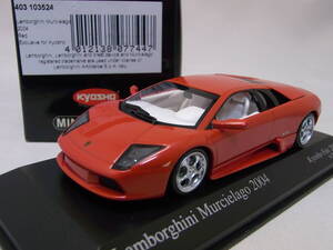 ★美品!★Lamborghini Murcielago 2004 Red Exclusive for Kyosho 1/43【ムルシエラゴ 赤 京商フェアー2007 in 名古屋】403 103524