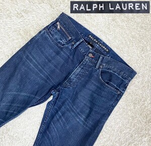 【最高峰ブラックレーベル★】W33 RALPH LAUREN エイジング加工ストレッチデニムパンツ/ジーンズ◆ラルフローレン (12)