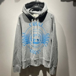 GUCCI GG PRINT LOGO HOODIE Size-S 475374 XJCSO グッチ プリントロゴ フーディー