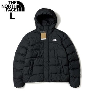 1円～!売切!【正規新品】THE NORTH FACE◆BALTIC DOWN PUFFER HOODIE ダウン US限定 男女兼用 アウトドア キャンプ 防寒(L)黒 190122-100