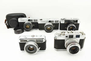 ★訳あり特上品★ YASHICA Half 17 /minister /Aires 35-IIIA /CANON Canonet ×2個 ★5個まとめ★ #0852 #629245 #0855